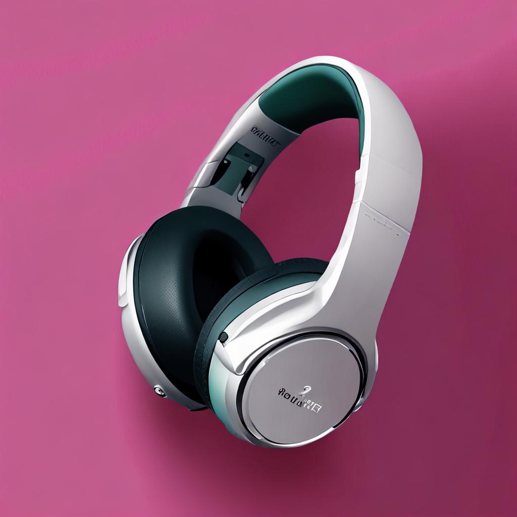 AI product photography - premium wireless headphones on gradient background - VOID AI bulk image creator